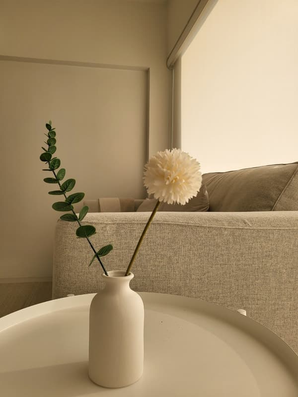 Clean clinic hallway